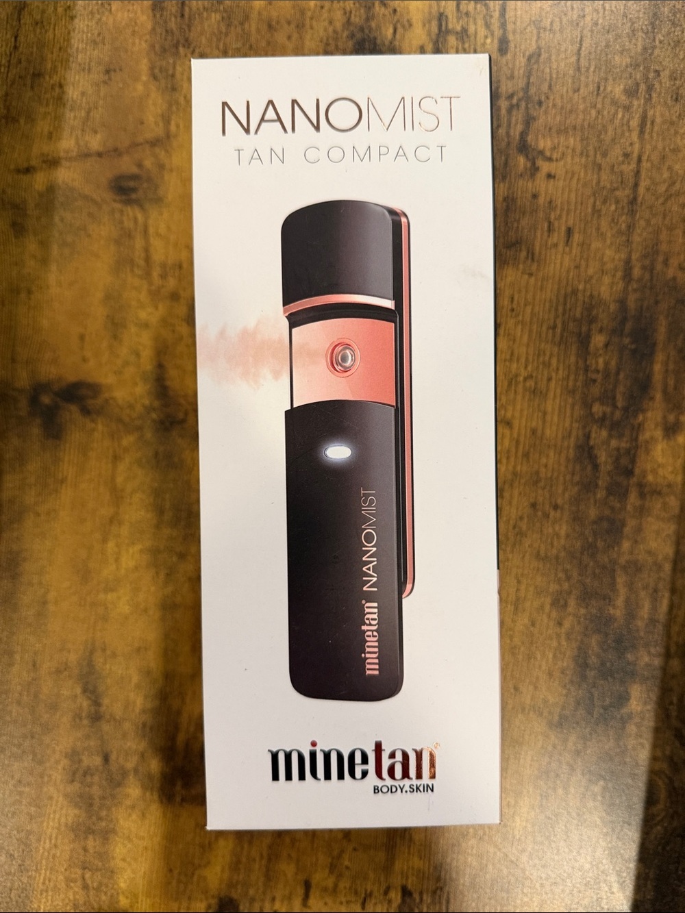 MineTan Nano mist compact portable self tanning mister.